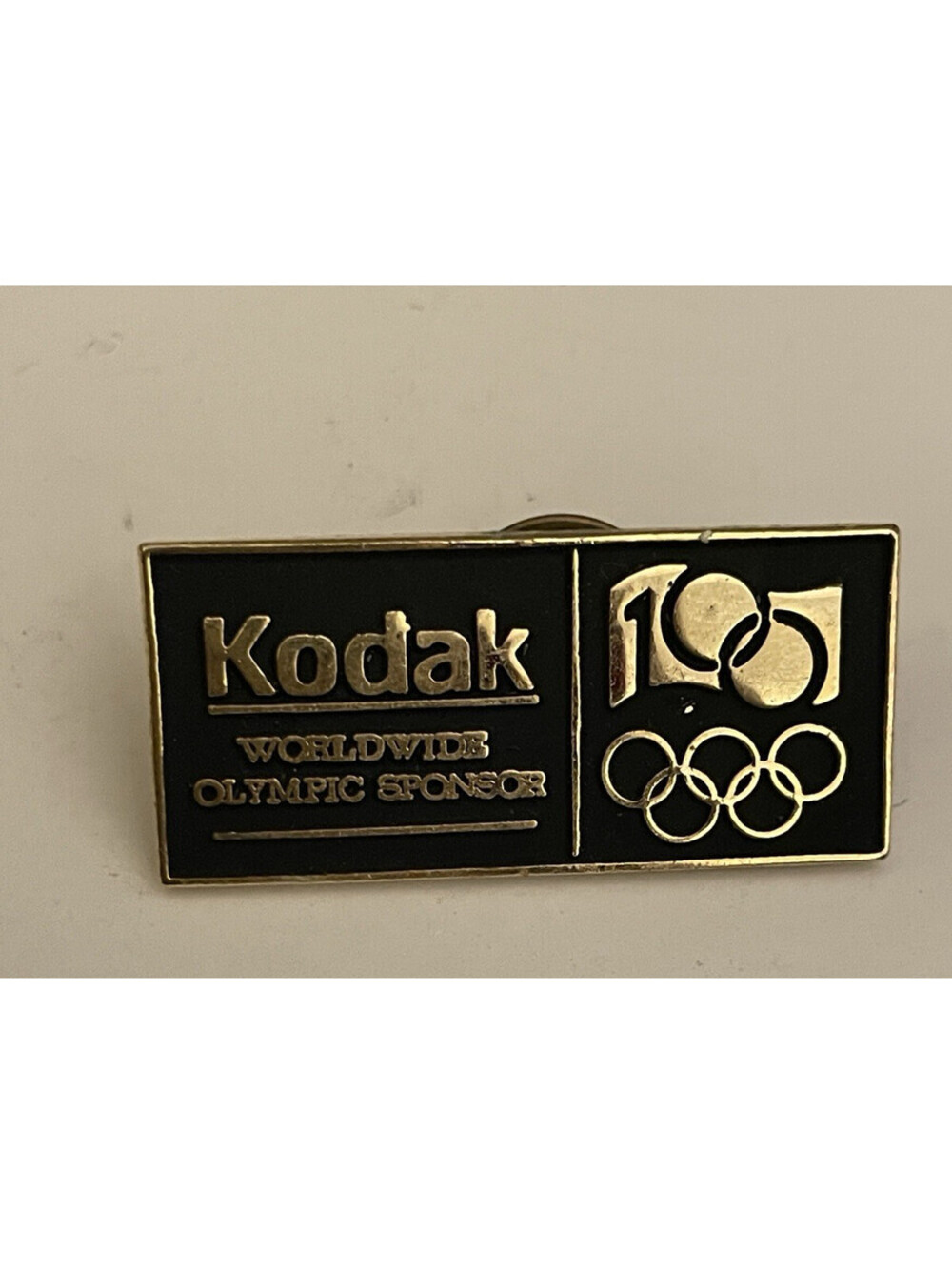 Kodak Pin Worldwide Official Olympic Sponsor 100 Year Pin